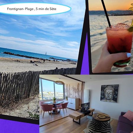 La Perle Bleue, 100 M De La Plage, Parking, Wifi Frontignan Luaran gambar