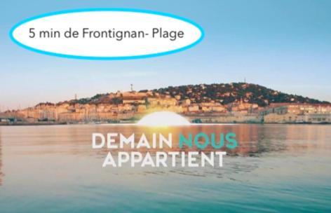 La Perle Bleue, 100 M De La Plage, Parking, Wifi Frontignan Luaran gambar