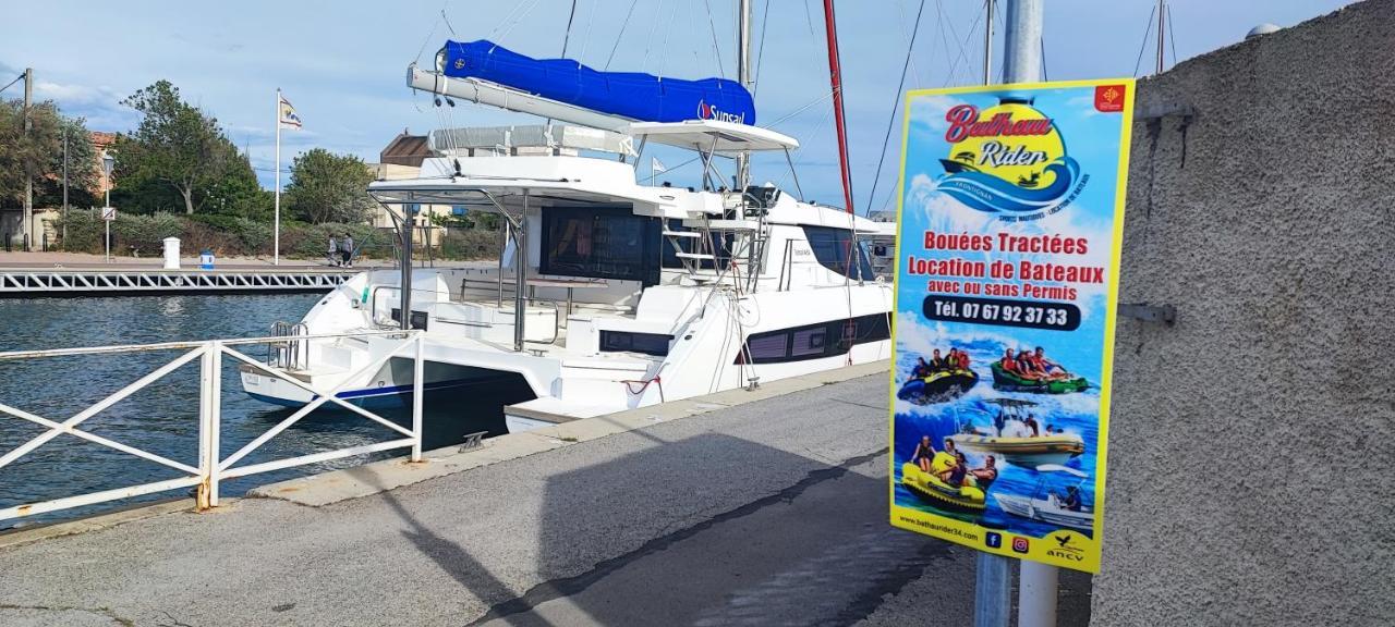 La Perle Bleue, 100 M De La Plage, Parking, Wifi Frontignan Luaran gambar